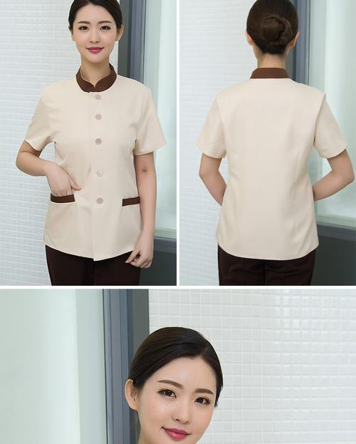 夏日酒店保洁工作服这样选——浩琳娜服装短袖清洁制服批发指南